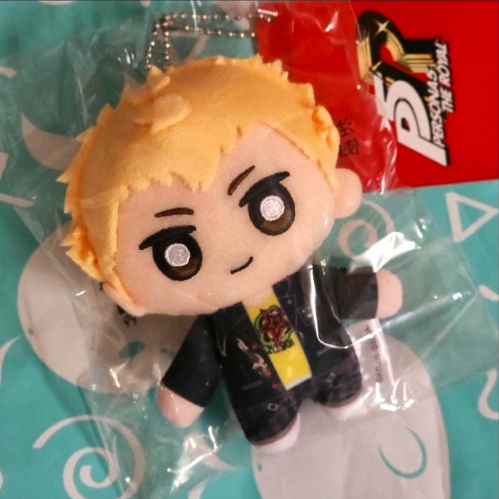 Persona 5 Royal Ryuji Mini Plush Keychain 3 Taito 4 Shin Megami Tensei Sega